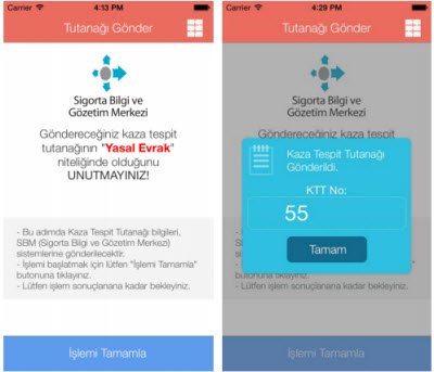 Kaza Tespit Tutanağı Son