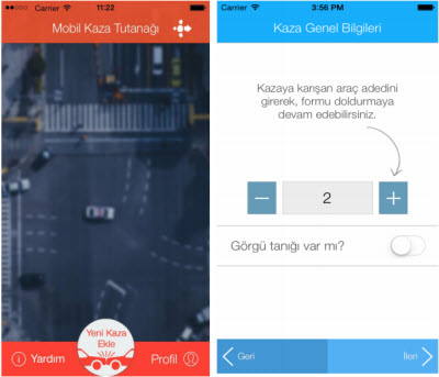 Mobil Kaza Tutanağı
