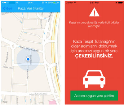 Maddi Hasarlı Kaza Tespit Tutanağı